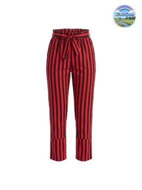 Pirate Wench Striped Wide Leg Renaissance Gothic Cosplay Pants